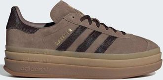 adidas Originals Gazelle Bold - Scarpe marrone / aurora caff&egrave; / oro-Verde