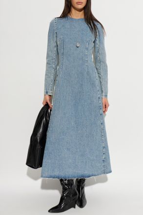 Maison Margiela Denim Dress, Womens, Blue