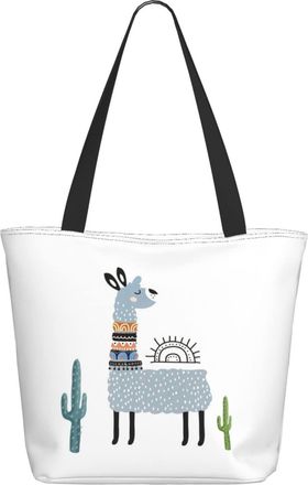 AOOEDM Cute Alpaca Ladies Shopping Bag 13x11x7in.The Perfect ValentineS Day Gift.It Is The Best ValentineS Day Gift For Mom, Daughter, Wife,Etc