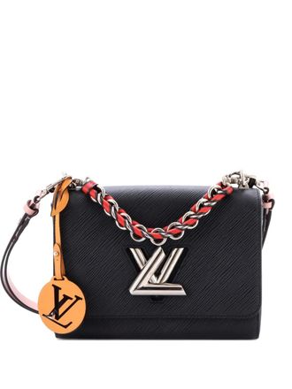 Louis Vuitton Braided Handle Twist Bag Epi Leather MM crossbody bag - Nero