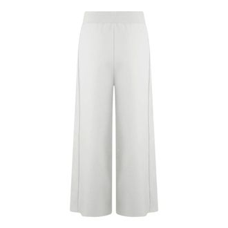 Bomboogie Soft Stretch Lightweight Fleece Trousers - female - BomBoogie - Wide Trousers - White - M - Trousers