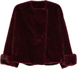 Antonelli Faux-fur Wide-collar Jacket