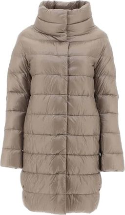 Herno Dora Down Jacket - Dames - Dons jassen - Bruin - S - Katoen - Jassen