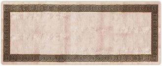 vidaXL Pasillo De Alfombra Marsa Negro 100 X 250 Cm Poli&eacute;ster Y Pvc Vidaxl