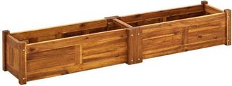 vidaXL Vidaxl - Garden Raised Bed Acacia Wood 150x30x25 cm