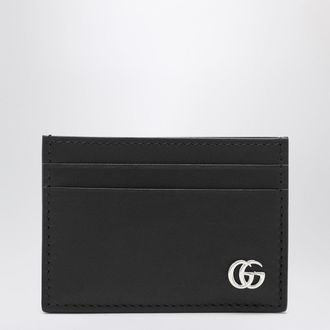 Gucci Card holder with money clip GG Marmont black