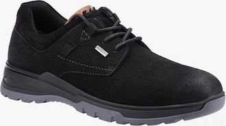 Hush Puppies Mens Hush Puppies PELE Mens Leather Shoes Black Nubuck - Size: 12