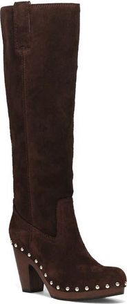 Frye Cindy Pull On Leather Boot in Chocolate at Nordstrom, Size 8.5