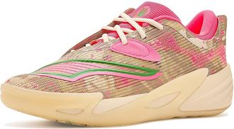 Puma All-Pro Nitrotm 2 Flaujae Basketball Shoes Mens Basketball Shoes Sand Dune/Pure Pink/Green Fruit : 11.5 D - Medium, Textile