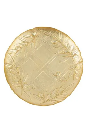 Vietri Moon Glass Salad Plate in Gold at Nordstrom