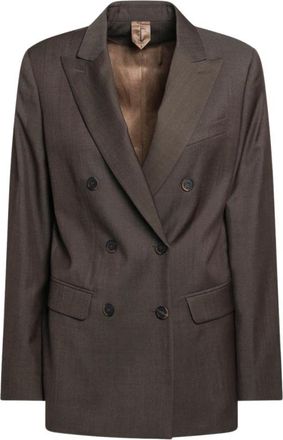 Max Mara Giacca - Dames - Blazers - Bruin - M - Jassen