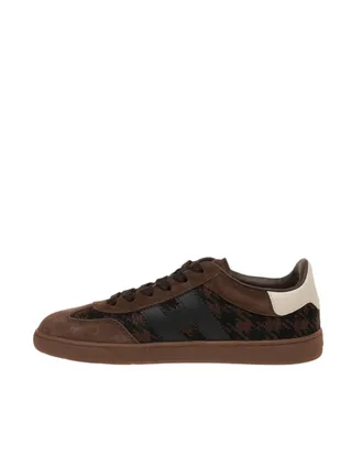 Hogan Womens Sneakers Cool Suede Brown Upper: Fabric (viscose Trainers