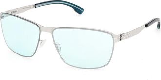 Ic! Berlin IC0213 Oli the 2nd 20V Mens Sunglasses Silver Size 61