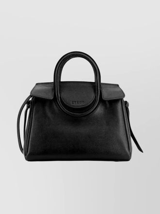 Staud maude leather shoulder bag