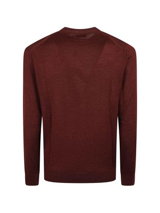 Etro Wool and Silk Blend Sweater - Burgundy