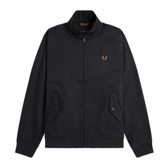Fred Perry Harrington Jacket - Heren - Jassen - Zwart - Maat: M Katoen