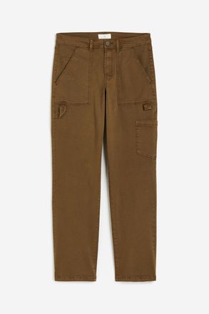 H&M Utility-Hose aus Twill - Green