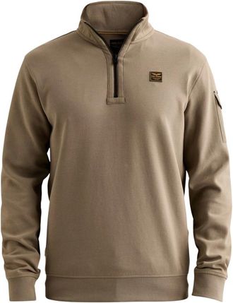 PME Legend Half Zip Collar Interlock Jersey - Heren - Vesten met rits - Beige - XL - Hoodies & sweatvesten