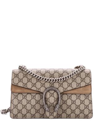 Gucci Dionysus Bag GG Coated Canvas and Leather Small shoulder bag - Marrone