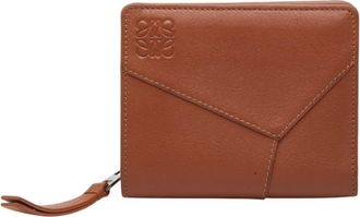 Loewe Brown Leather Wallet (Bi-Fold) (Pre-Owned)