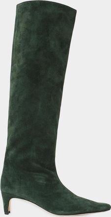 Staud Wally Suede Knee-High Boots