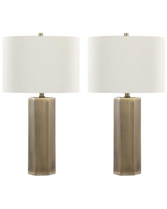 LumiSource Huit 26In Contemporary Metal Table Lamp