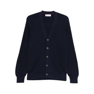 Brunello Cucinelli Ribbed Button Cardigan
