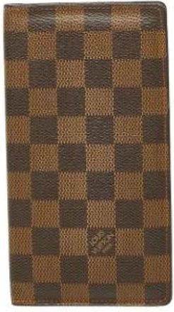 Louis Vuitton Pre-owned Long Wallet (Bi-fold) - - Pre-owned - Donna - Marrone - ONE SIZE