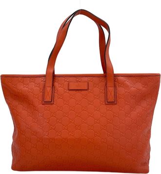 Gucci Orange Tote Bag (Pre-Owned)
