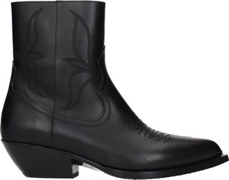 Celine Stivaletti Leon Donna Pelle Nero