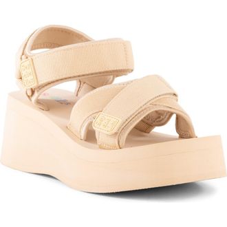 Seychelles Serenade Platform Wedge Sandal in Beige at Nordstrom Rack, Size 9.5