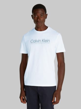 Calvin Klein T-Shirt »CP-DOUBLE LOGO T-SHIRT« mit grossem Logoschriftzug