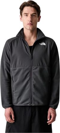 The North Face Glacier Heavyweight Full-Zip Fleece - Heren - Outdoorjassen - Grijs - S - Polyester - Fitness