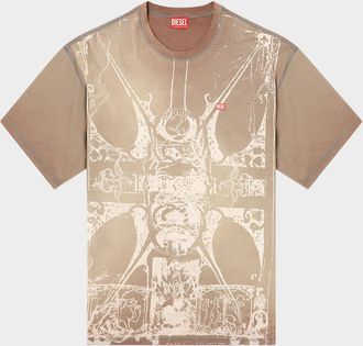 Diesel Mens T-BOXT-T13 Artwork T-Shirt