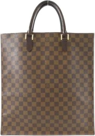 Louis Vuitton Pre-owned Tote Bags, female, Brown, Size: ONE SIZE Pre-owned Sac Plat Tote Bag