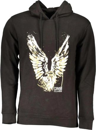 Cavalli Hoodies - Heren - Hoodies - Zwart - 3XL - Katoen - Hoodies & sweatvesten