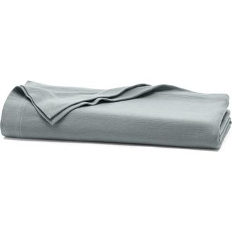 Boll & Branch Essential Organic Cotton Bed Blanket in Bluestone at Nordstrom, Size Twin