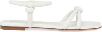 Gianvito Rossi Juno 05 Flat in White Nappa at Nordstrom, Size 35.5