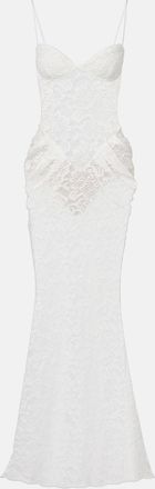Bananhot Vecna sheer lace maxi dress