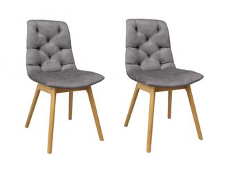 ANDAS 4-Fussstuhl »Ramon« (Set) 2 Stk.mit Massivholzbeinen, verschiedene Stoffe und Farben