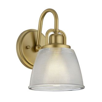 Loops Wall Light Sconce Painted Natural Brass LED G9 3.5W LED Bulb in Metallics