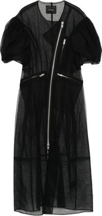 Simone Rocha Abito semi trasparente - Nero