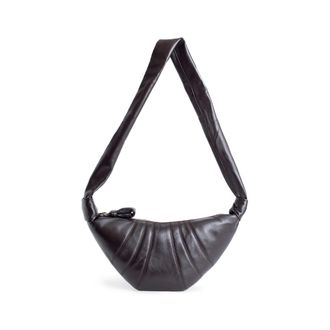 Christophe Lemaire Small Croissant Leather Shoulder Bag