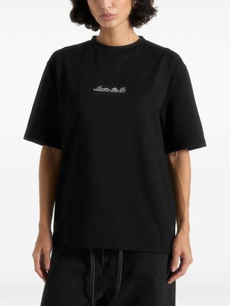 Mani&egrave;re De Voir T-shirt Ari con ricamo - Nero