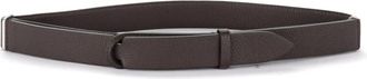 Orciani Nobuckle Micron Riem - Heren - Riemen - Bruin - ONE Size - Leer - Accessoires
