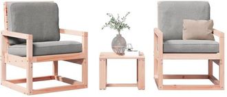 vidaXL Set Salotto da Giardino 3 pz in Legno Massello di Douglas - Vidaxl