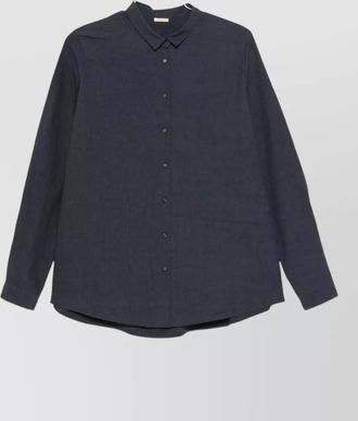 Apuntob slub cotton long sleeve shirt