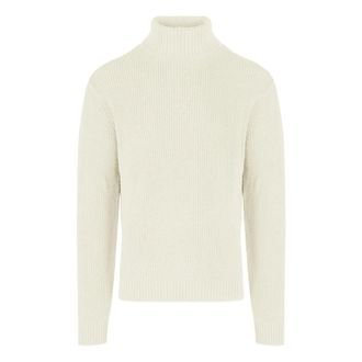Bomboogie Maglione a collo alto a coste - - Knitwear - Uomo - Beige - XL