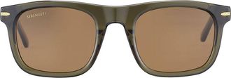 Serengeti Eyewear Charlton Polarized SS576004 Mens Sunglasses Green Size 52