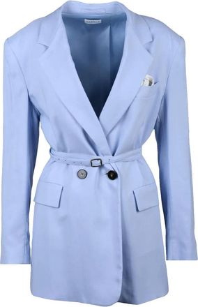 Marella Double-Breasted Jacket - Light Blue